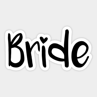 Bride Sticker